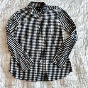 J crew women’s gingham button down